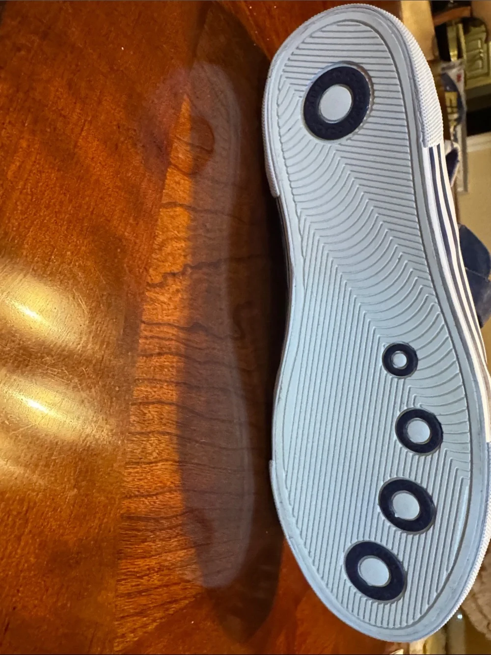 Coach Navy Signature Velcro Sneakers